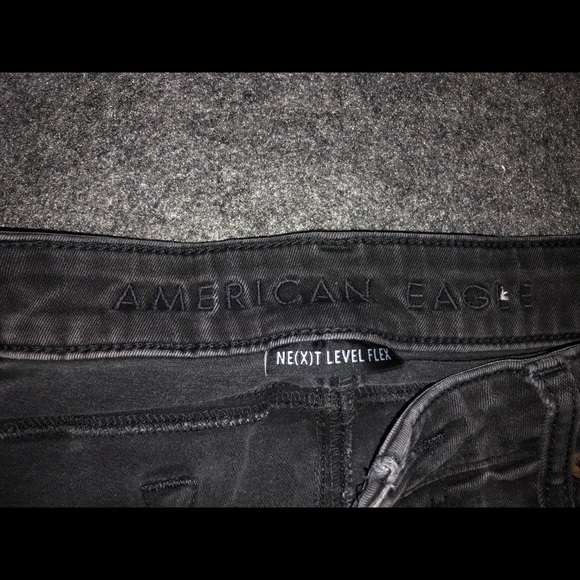 Black Ripped Men’s Jeans - Picture 2 of 4